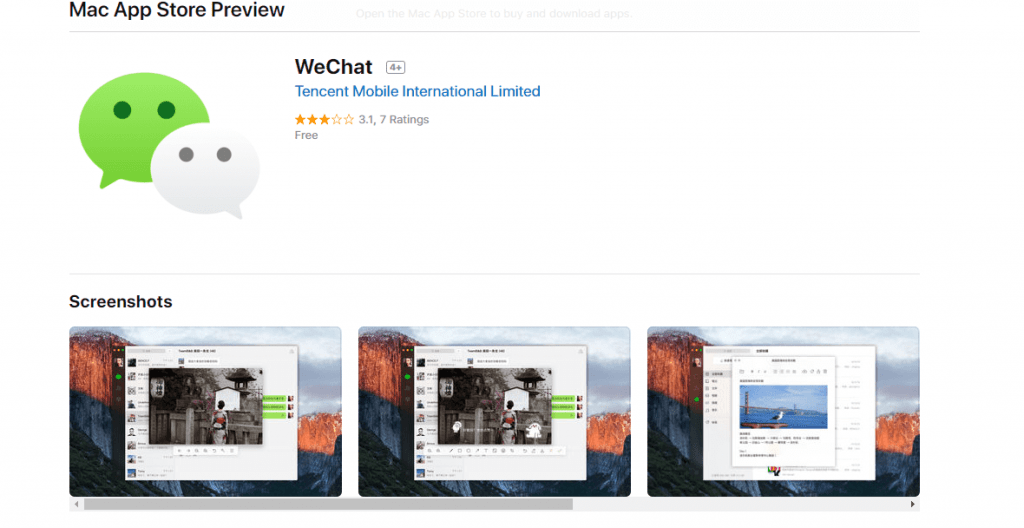 wechat free download for mac
